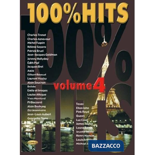 100% Hits. Vol. 4 (spartiti musicali)
