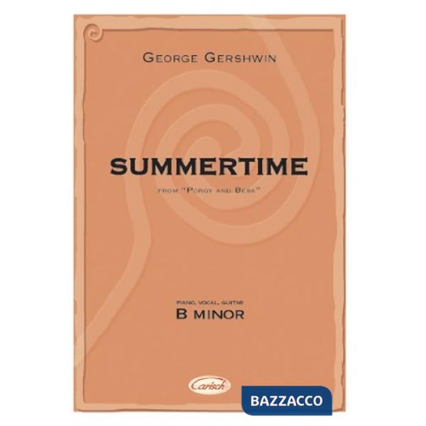 Gershwin George, Summertime (B minor) (spartiti musicali)