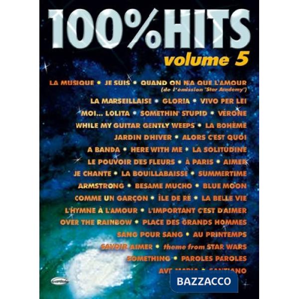 100% Hits. Vol. 5 (spartiti musicali)