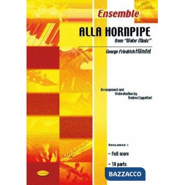 Alla hornpipe, from Water musica. Per ensemble variabile. Partitura e parti