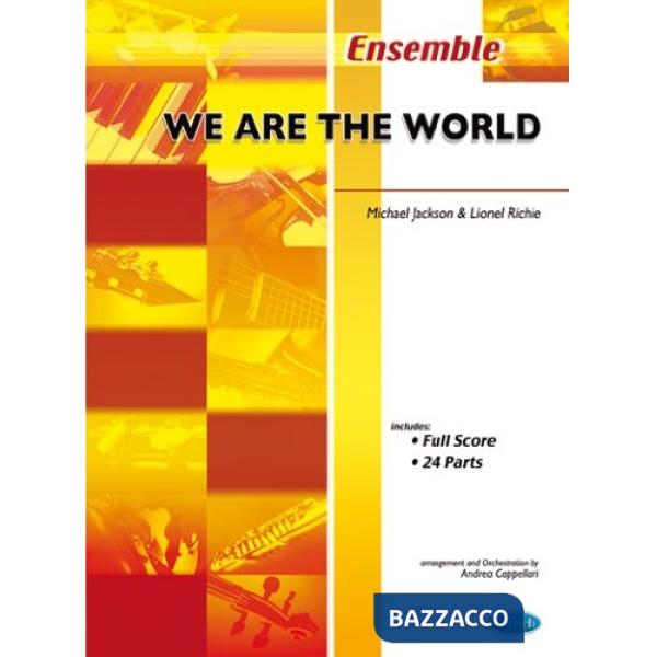 Jackson Michael Richie Lionel, We are the world (spartiti musicali)
