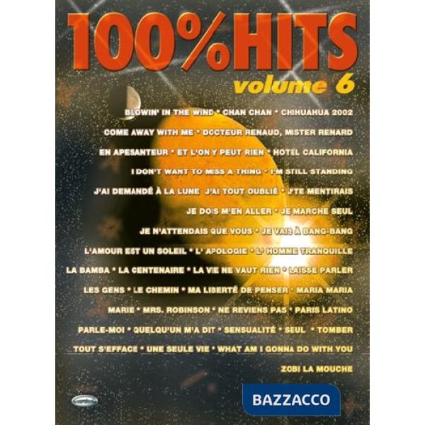 100% hits. Spartito. Vol. 6