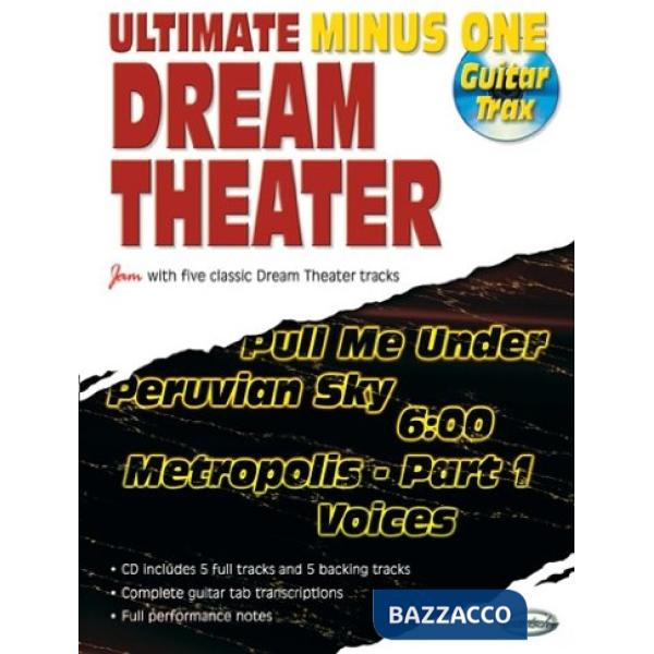 Dream Theater. Ultimate Minus One (guitar trax). Con CD-Audio