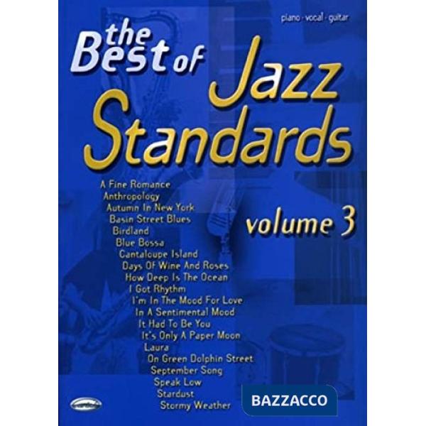 The Best of Jazz Standards v. 3 (spartiti x piano, voce, chitarra)