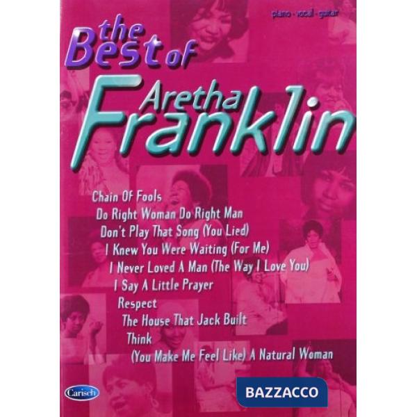 Franklin Aretha, Best of (spartiti musicali)