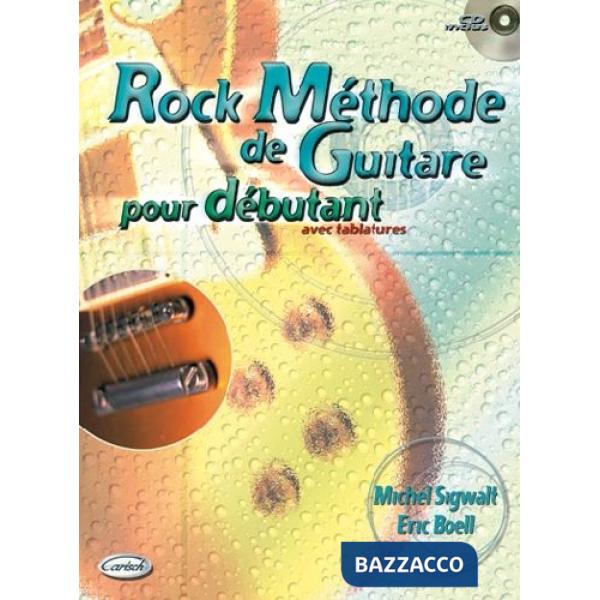 Rock méthode de guitare pour débutant avec tab. Per chitarra elettrica. Spartito