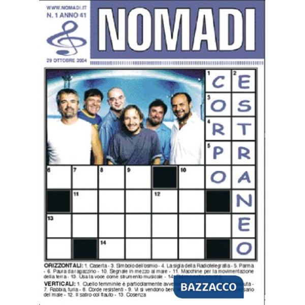 Nomadi, Corpo estraneo (spartiti musicali)