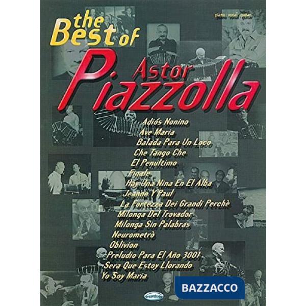 Astor Piazzolla, The Best of (spartiti musicali)
