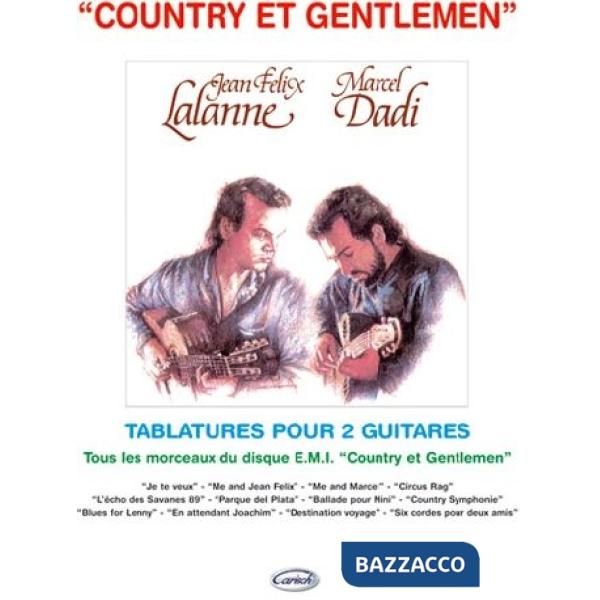 Country et gentleman. Per due chitarra. Spartito