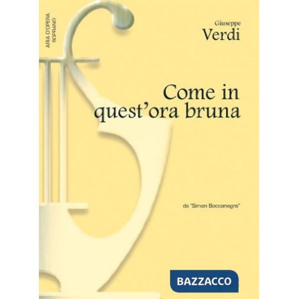 Come in quest'ora bruna sopran