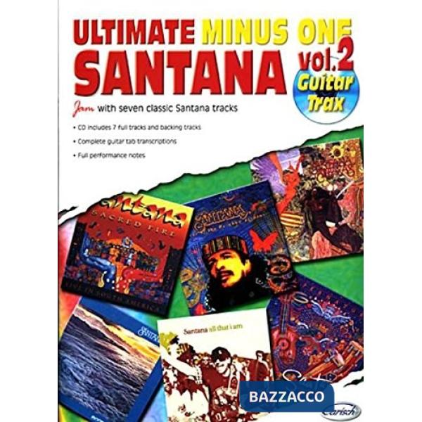 Carlos Santana. Ultimate Minus One. Con CD-Audio. Vol. 2