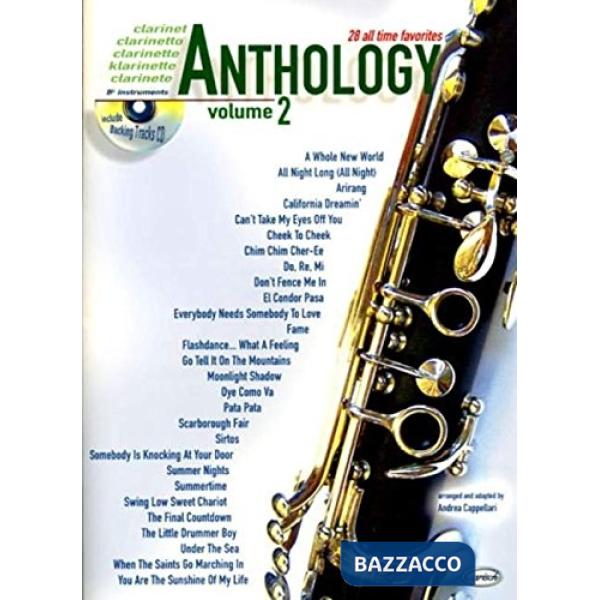 Anthology clarinet v.2 + cd