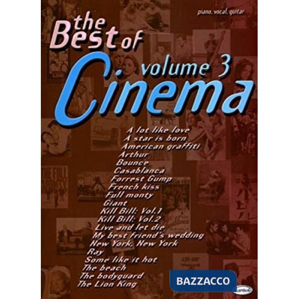The best of cinema. Vol. 3 (musica stampata)