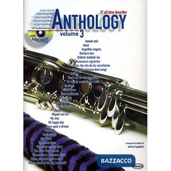 Anthology clarinet v.3 + cd