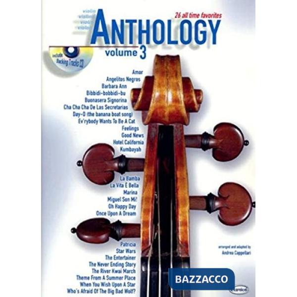 Anthology. Violin. Vol. 3. Con CD (musica stampata)