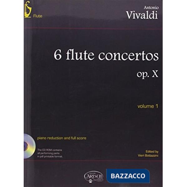 Flute concertos op.x v.1+cd