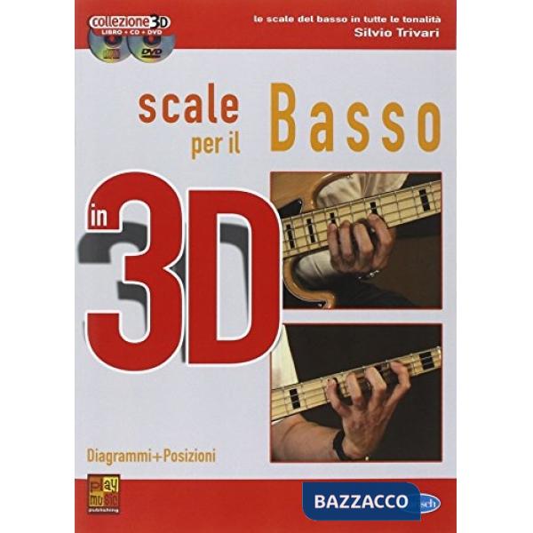 Scale per il basso in 3D. Con CD. Con DVD