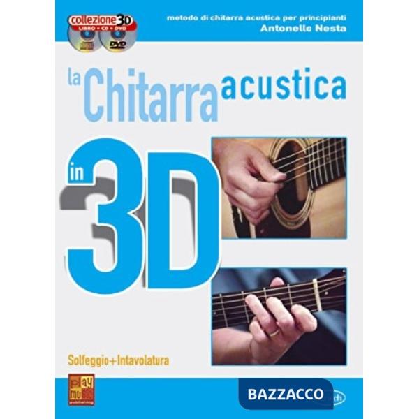 Chitarra acustica 3d+cd+dvd