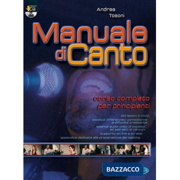 Manuale di canto. Con DVD