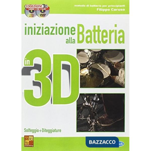 Iniziazione batteria 3d+cd+dvd