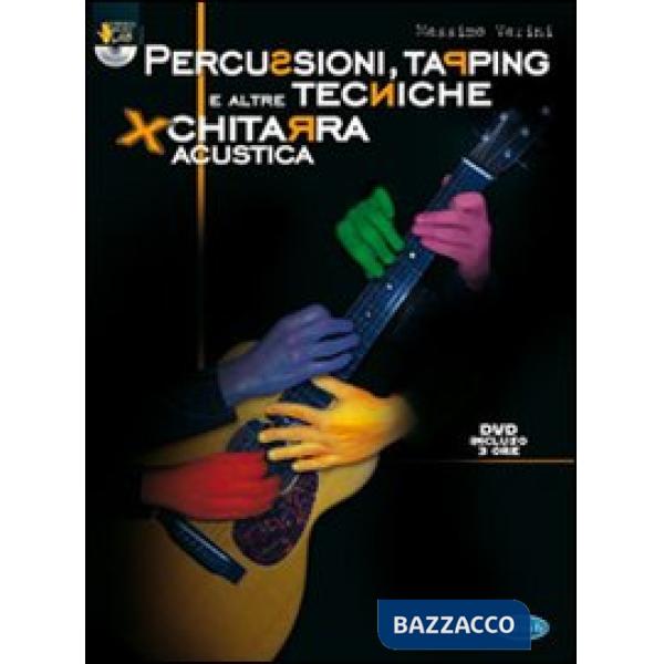 Percussioni, tapping e altre tecniche per chitarra acustica. Con DVD
