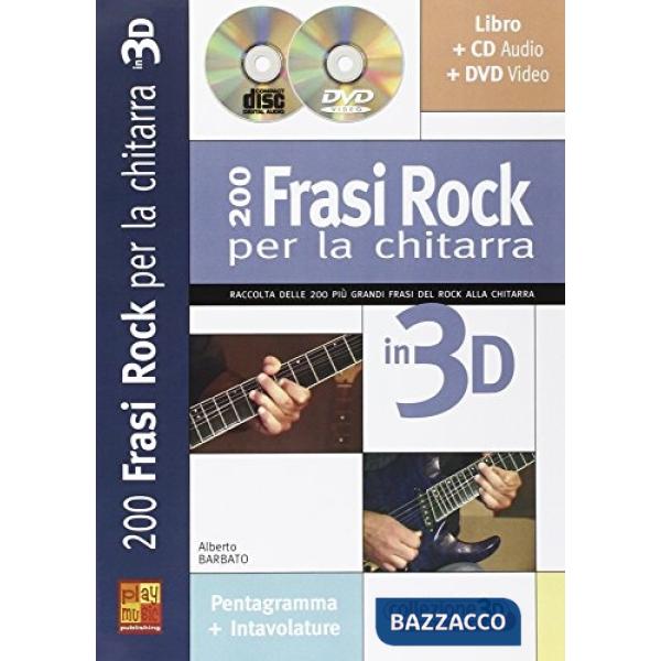 200 frasi rock ch 3d+cd+dvd