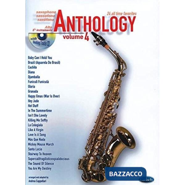Anthology alto sax v.4 + cd