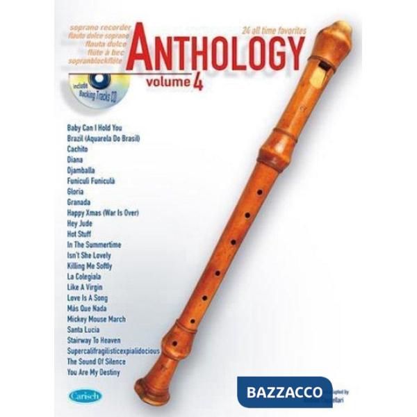 Anthology recorder. Per flauto dolce. Spartito. Con CD Audio. Vol. 4