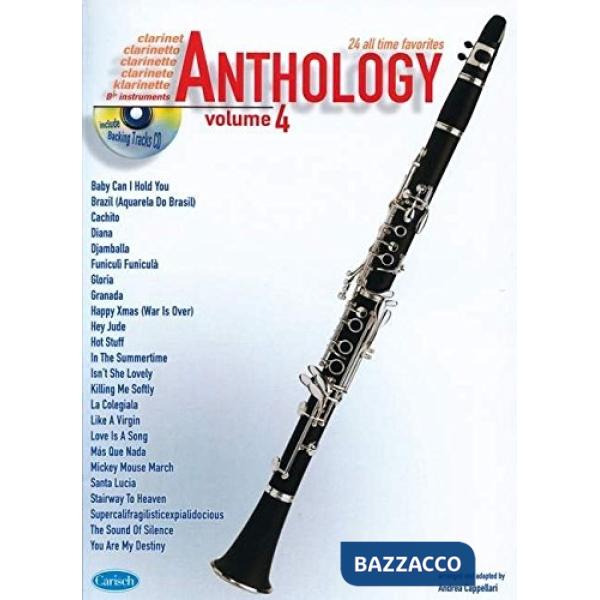 Anthology clarinet v.4 + cd