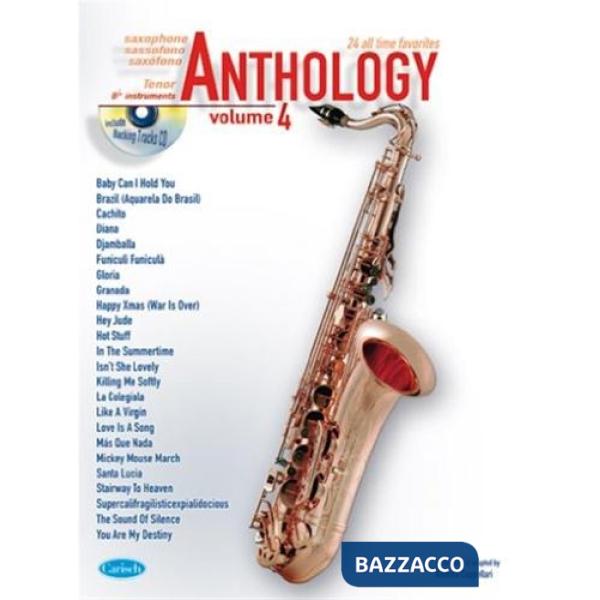 Anthology tenor sax. Vol. 4. Con CD Audio