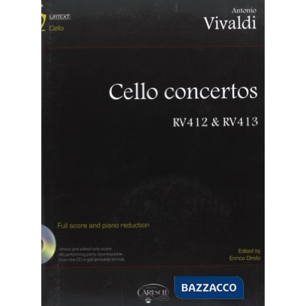 Cello concertis rv412/413
