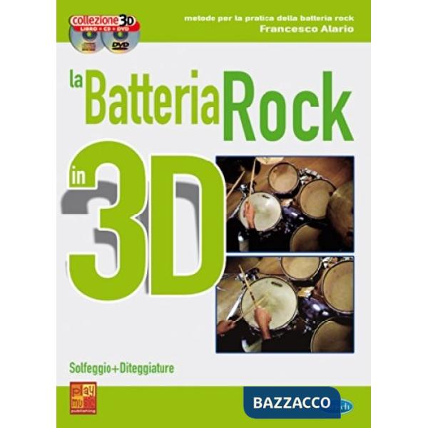 Batteria rock 3d+cd+dvd