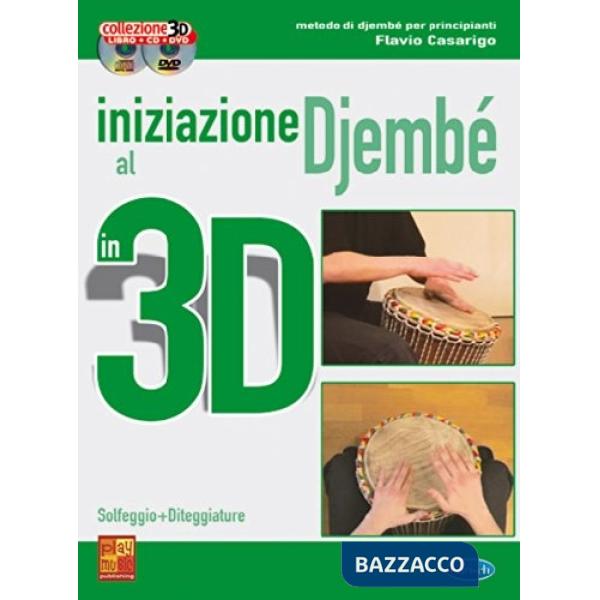 Iniziazione djembe 3d+cd+dvd