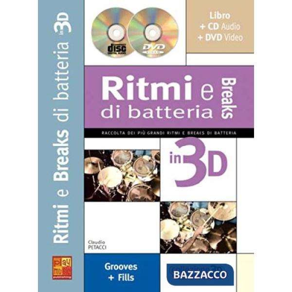 Ritmi breaks batteria 3d+cd+dv