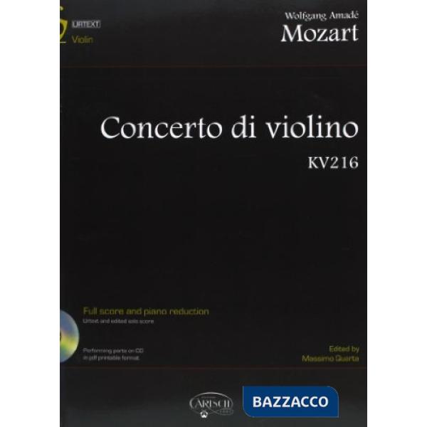 Concerto di violino kv216+cd