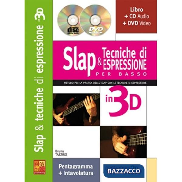 Slap tecniche espres.3d+cd+dvd