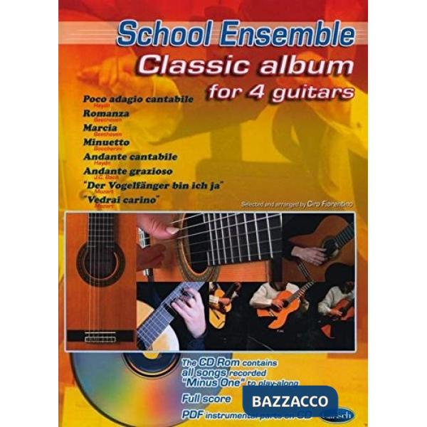 Classic album x 4 guitars+cd