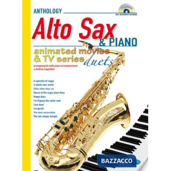 Anim.movies & tv a/sax-pf+cd