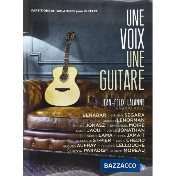 Guitare, une voix. Per canto e pianoforte. Spartito (Une)