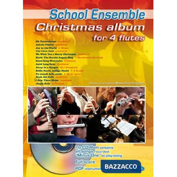 Christmas album 4 flutes+cd
