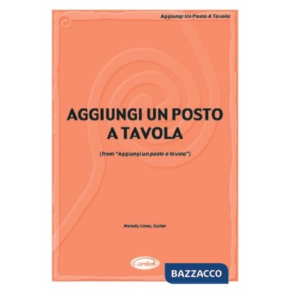 Aggiungi un posto a tavola