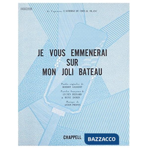 Je vous emmenerai sur mon joli bateau. Spartito