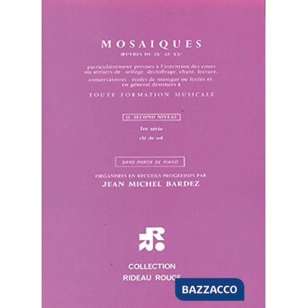 Mosaïques 2ème niveau, 1ère série. Metodo