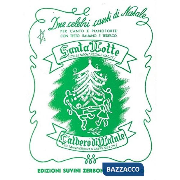 Santa notte. L'albero di Natale. Spartito