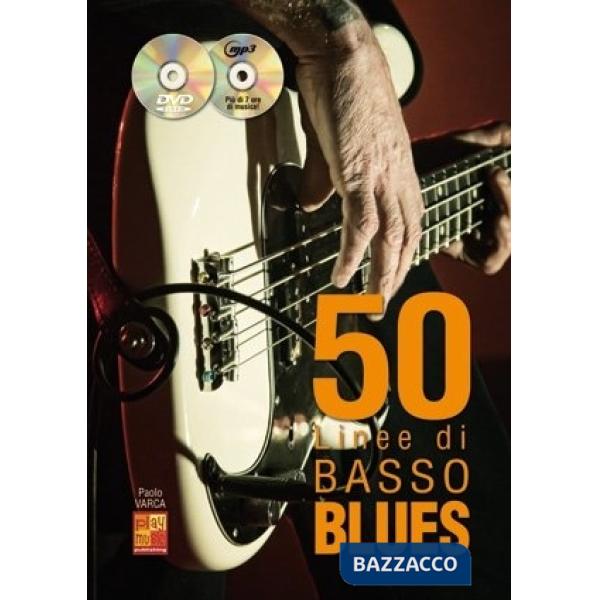 50 linee di basso blues+cd/dvd