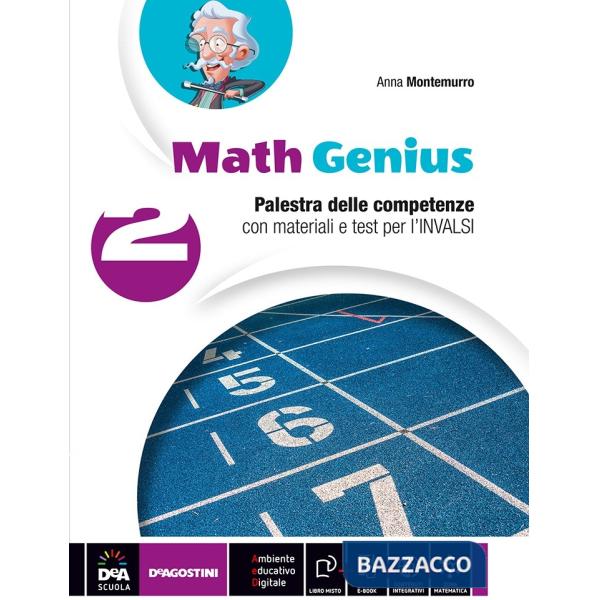 MATH GENIUS ARITMETICA 2 + GEOMETRIA 2 + EBOOK (ANCHE SU DVD)