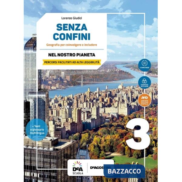 SENZA CONFINI PERCORSI FACILITATI AD ALTA LEGGIBILITA 3 + EBOOK