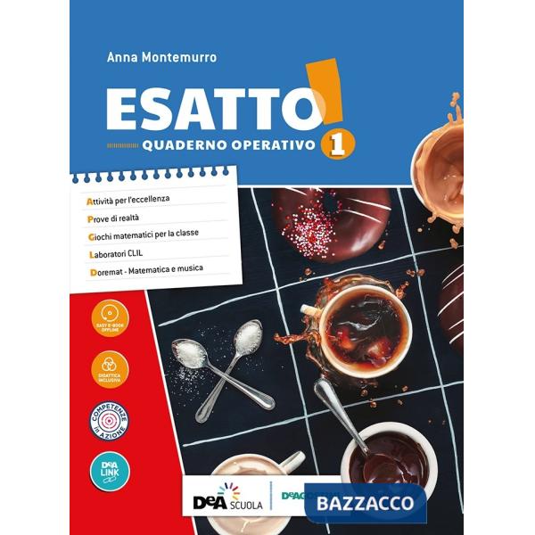 ESATTO! ARITMETICA 1 + GEOMETRIA 1 + QUADERNO OPERATIVO 1 + PRONTUARIO