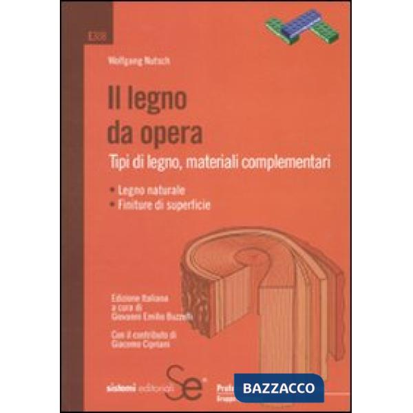 LEGNO DA OPERA TIPI DI LEGNO MATERIALI COMPLEMENTARI LEGNO NATURALE