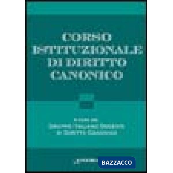 Corso istituzionale di diritto canonico